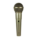 Microfone C/fio Ls-58 Dinamico Champanhe Leson