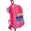 Mochila Infantil Com Rodinha Barbie Conversivel