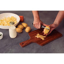 Descascador De Batatas Inox Com Cabo Preto