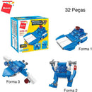Brinquedo Para Montar Set Construção/polícia 3 Em 1 Sortido (display Com 10)