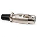 Conector Xlr Femea Linha  05 Unidades Storm
