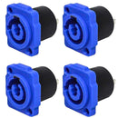 Conector De Ac-in Painel Wc 1823 4un Azul  Wireconex