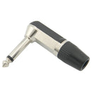 Conector P10 Macho Linha Mono Metal 90 Graus Storm