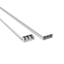 CANALETA 40X15X2000 ENERBRAS BRANCA SEM DUPLA FACE COM DIVISÃO - PC / 12