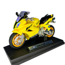 Miniatura Moto De Brinquedo Com Som E Acende Farol Metal