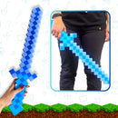 Espada De Brinquedo Com Som E Luz Diamante Ninja De Blocos