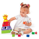 Brinquedo Educativo Girafa Didática Com Blocos