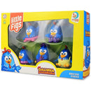 Conjunto Galinha Pintadinha Little Figs Com 5 Miniaturas De Vinil 6cm