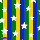Copa Do Mundo Tnt Estampado 1,40m Brasil Est Rl-10mts