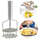 Espremedor Batata Amassador Duplo Resistente Aço Inox