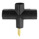 Adaptador 2p+t-34 Preto Cb Benjamim Margirius