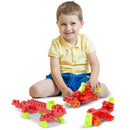 Brinquedo Para Montar Mais Blocos Click Com 60 Peças