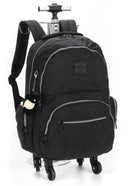 Mochila Infantil Juvenil De Rodinhas 360° Preta Up4you