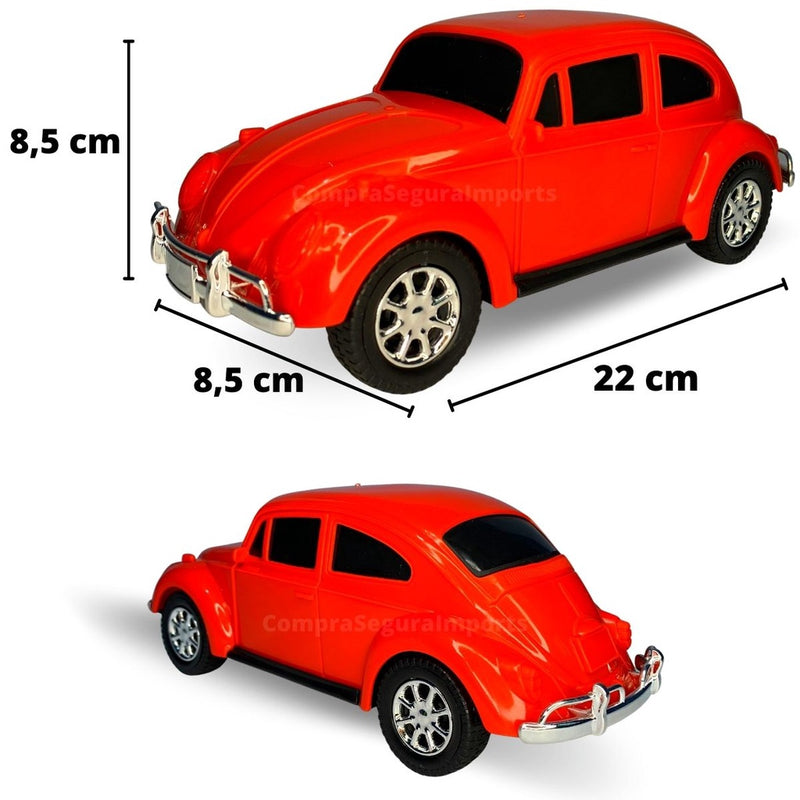 Carrinho De Brinquedo Fusca Beetle 1970 Carro Antigo Classic