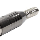 Conector Linha Rca Macho Niquel Preto Com Mola Storm 10 Unidades
