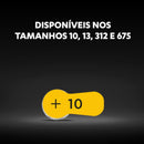 6 Baterias Auditivas 10 Duracell