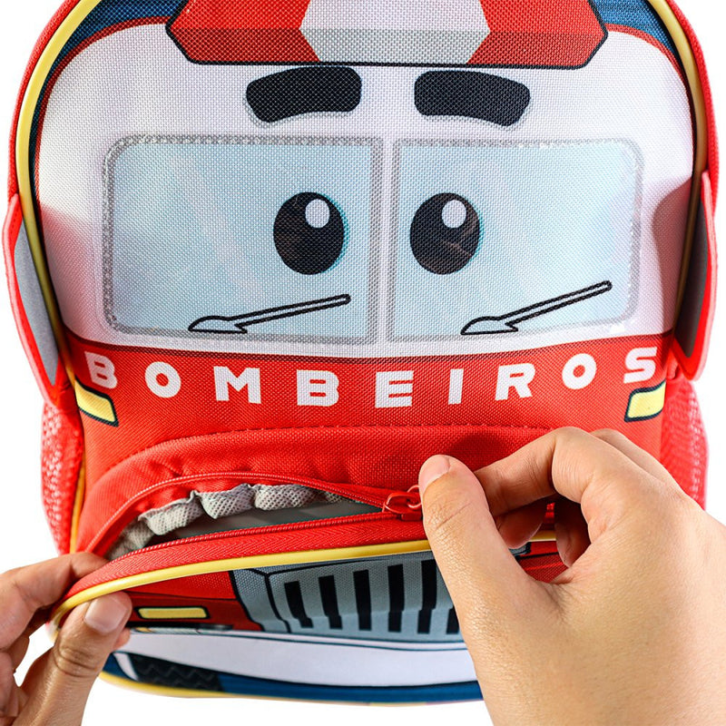 Mochila Infantil Com Alças - Bombeiro