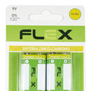 Bateria 9v Zinco Cartela Com 2 Unidades Flex
