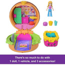 Polly Pocket Micro Reveal Comidinha Rápida Surpresa Com Veículo E Acessórios