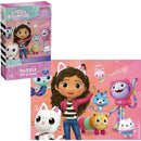 Quebra-cabeça Cartonado Gabbys Dollhouse 60 Peças