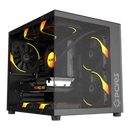 Gabinete Gamer Pcyes Forcefield Mini Black Vulcan - Gffmnbv