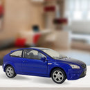 Miniatura Ford Focus Carrinho Metal Abre Porta Carro Coleção