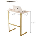 Mesa De Apoio Para Notebook Industrial Pérola Dourado