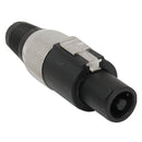 Conector Macho Para Cabos 4 Polos Spk Metal Storm 10 Unidades
