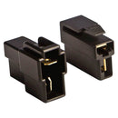 KIT CONECTOR EVUS C-033 2 VIAS COM TRAVA PRETO - PC / 10