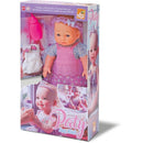 Boneca Paty Faz Xixi 32cm Com Mamadeira, Fralda E Tiara