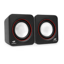 Caixa De Som C3 Tech 2.0 Portátil 3w Rms Preta - Sp-301bk