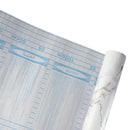 Papel de Parede 5MX45CM PVC Marmorizado Preto e Branco