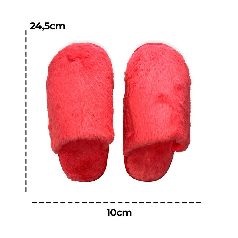 Pantufa Feminina Felpuda 36/37 Pink