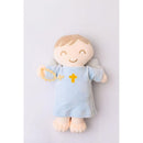 Boneca De Pelúcia Anjinho Da Guarda Azul 32cm