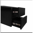 Escrivaninha Suspensa Mesa Para Notebook Preto Em Mdf