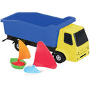 Caminhão Super Truck Caçamba Com 2 Barcos Coloridos