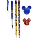 Kit Escolar Mickey - 1 Caneta, 2 Lápis, 1 Borracha E 1 Apontador