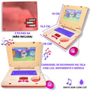 Notebook Musical Brinquedo Infantil Musical Com Luzes