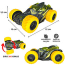 Carrinho De Brinquedo Maluco Gira 360º Rodas Emborrachadas