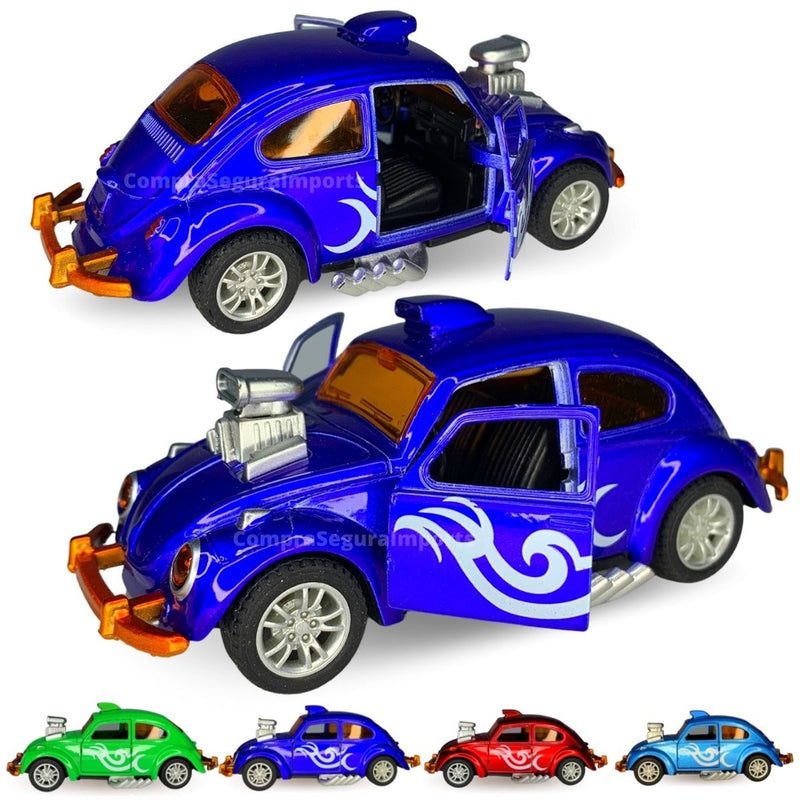 Miniatura Fusca Beetle Rt Customizado Dragracer Abre Porta