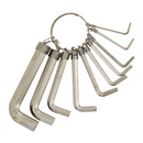 JOGO DE CHAVES ALLEN WESTERN 1,5 A 10 MM COM 10 PEÇAS