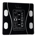 BALANÇA DE BIOIMPEDÂNCIA DIGITAL WESTERN 180KG COM BLUETOOTH E APLICATIVO PRETA