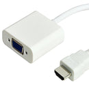 Conversor Hdmi Para Vga Com Audio Branco Storm