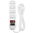 PROTETOR ELETRÔNICO INTELBRAS 4 TOMADAS BRANCO EPE1004
