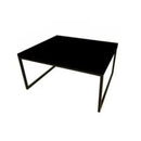 Mesa De Centro Industrial Elegance Preto Fosco