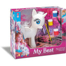 Brinquedo Para Colorir My Best Unicórnio 21cm Com Tintas Laváveis