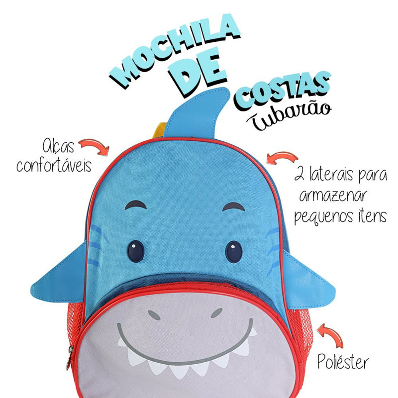 Mochila de Costas de Tubarão