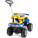 Veículo Para Bebê Cross Up Azul 2 Em 1 Com Som - Suporta Até 30kg