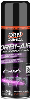 LIMPA AR CONDICIONADO ORBI-AIR ORBI QUIMICA LAVANDA 200 ML