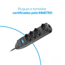 Protetor De Linha 4 Tom. 2p+t Cabo 1,5m Elgin